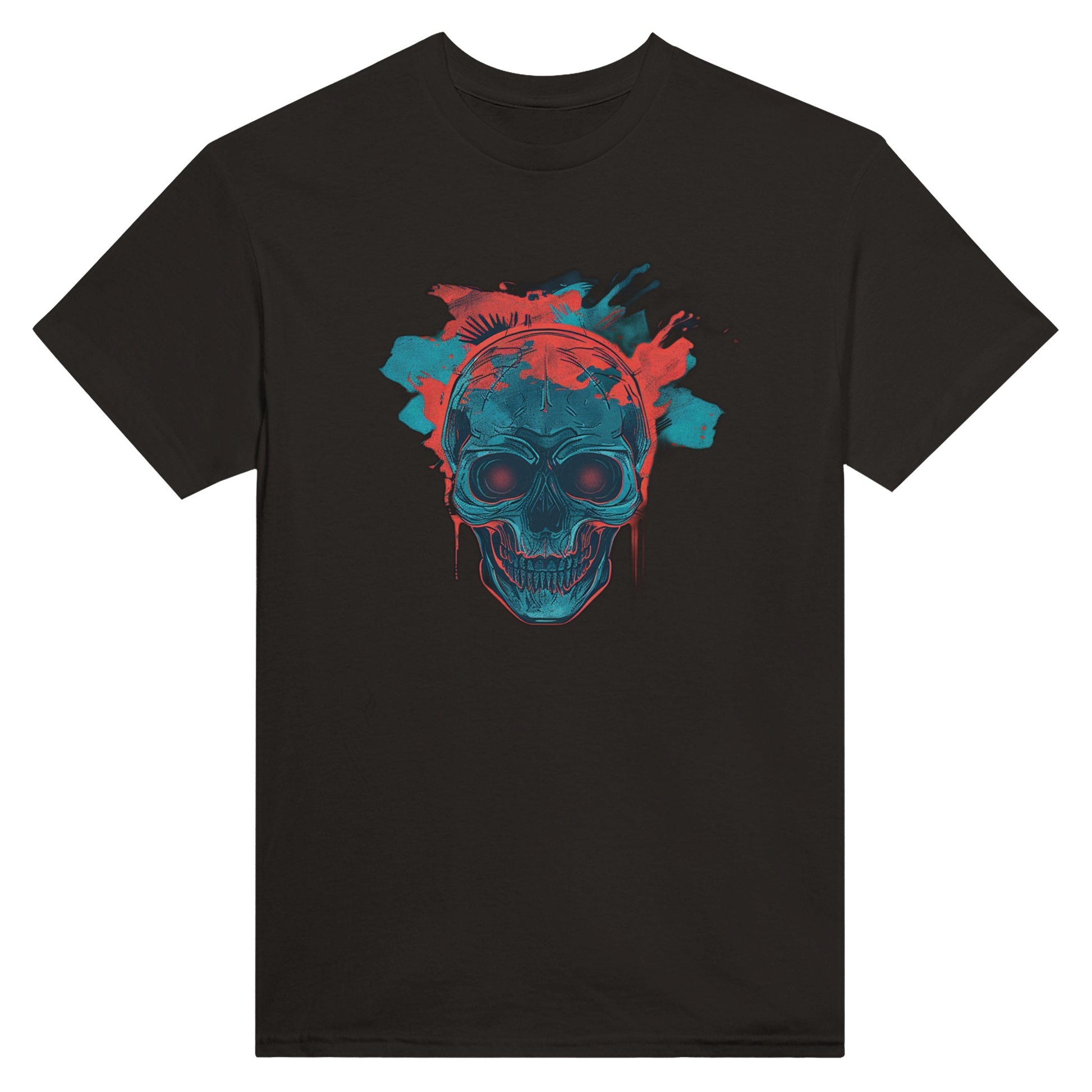 "Beauty Skull" Heavyweight Unisex Crewneck T-shirt