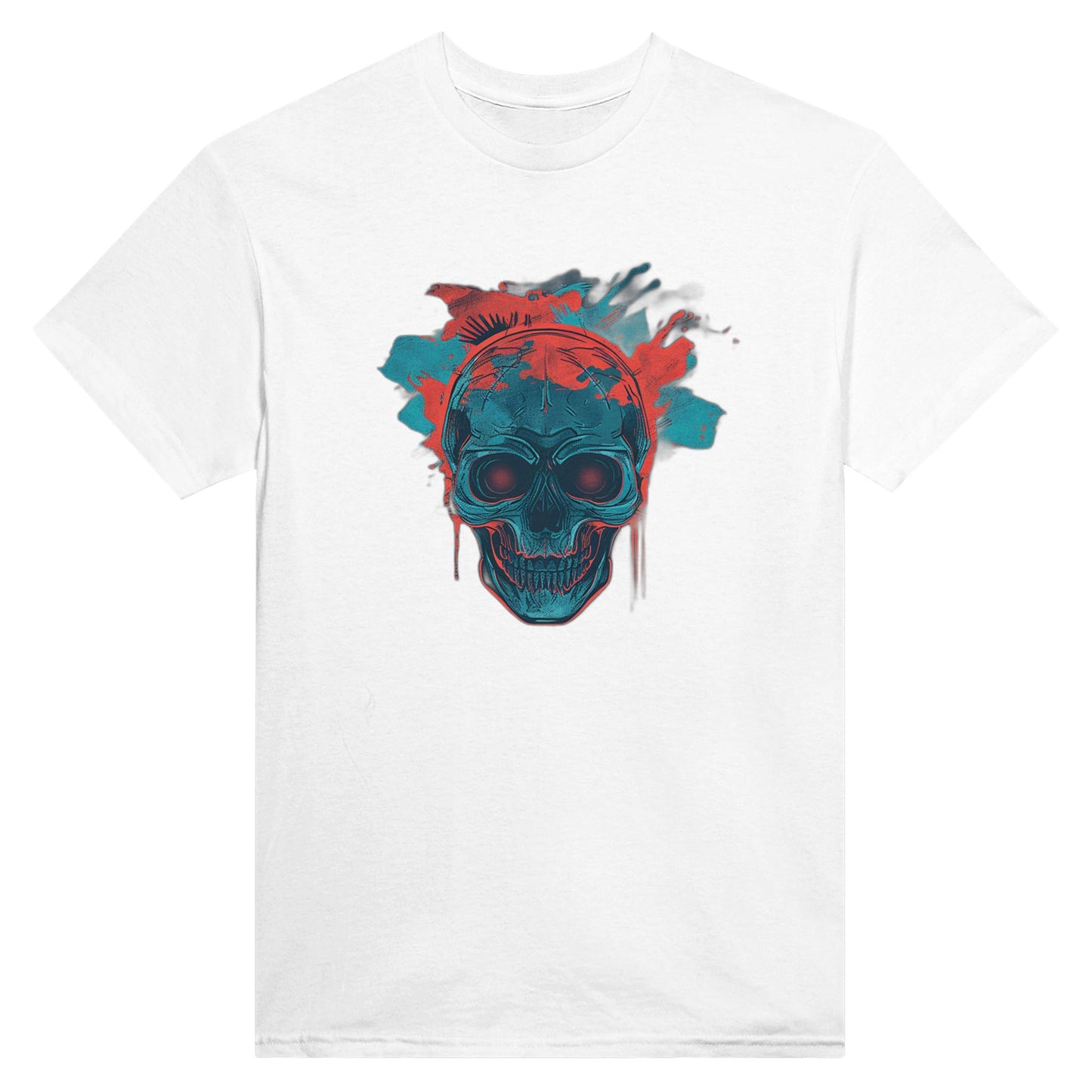 "Beauty Skull" Heavyweight Unisex Crewneck T-shirt