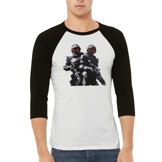 Helldivers 2 Drink and Drive 3/4 sleeve Raglan T-shirt - PixelForge Co