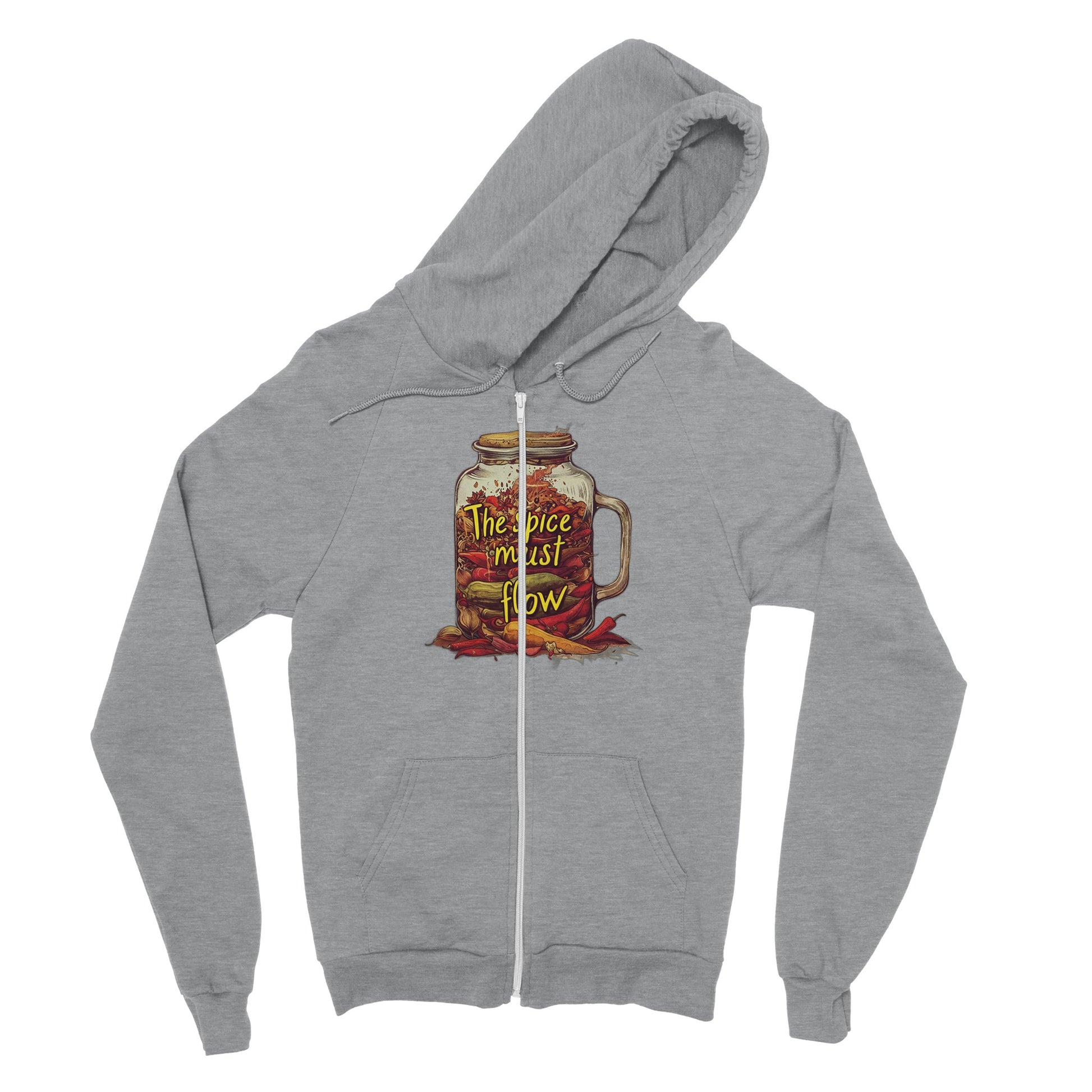 "Spice Must Flow" Unisex Zip Hoodie - PixelForge Co