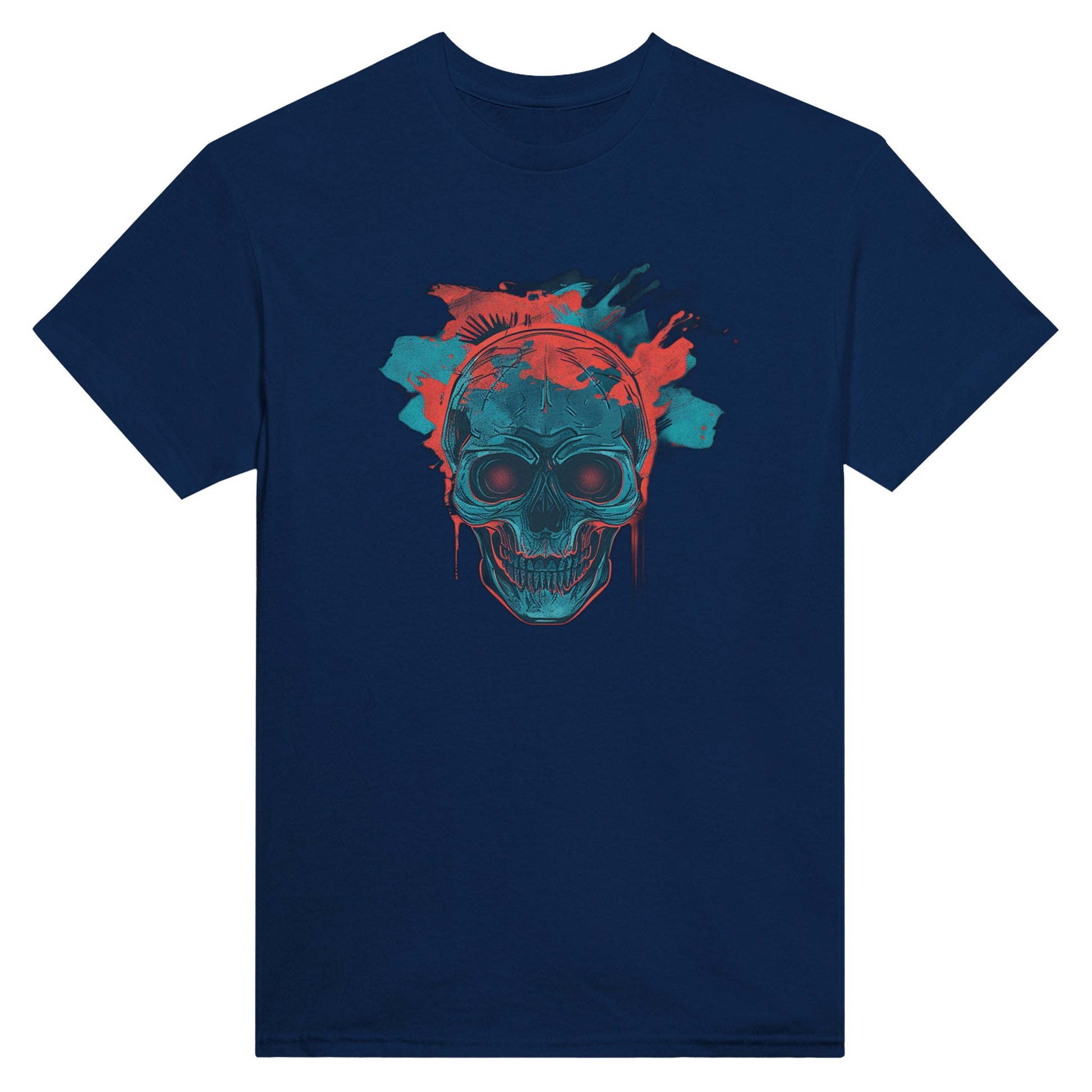 "Beauty Skull" Heavyweight Unisex Crewneck T-shirt