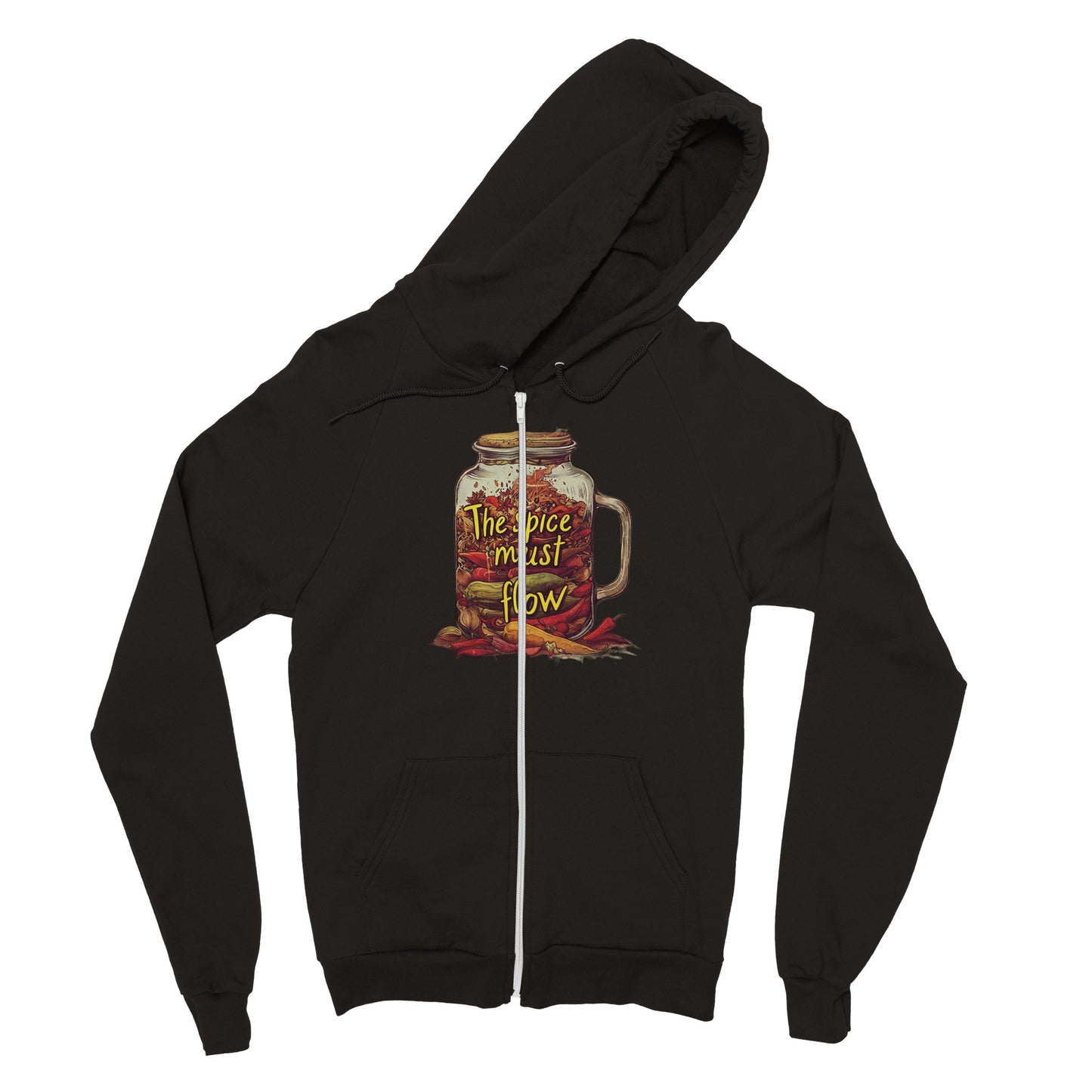 "Spice Must Flow" Unisex Zip Hoodie - PixelForge Co