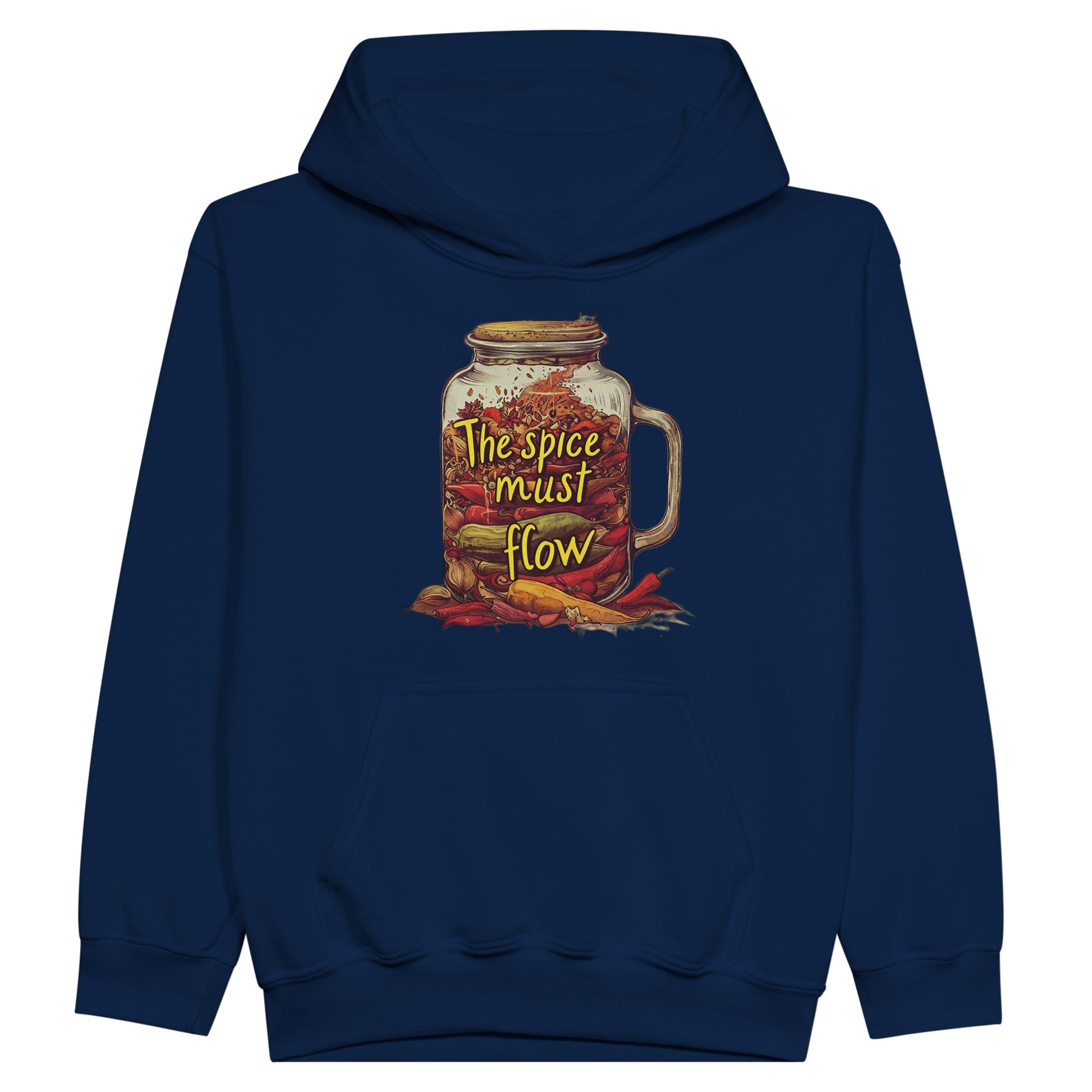 "Spice Must Flow" Kids Pullover Hoodie - PixelForge Co